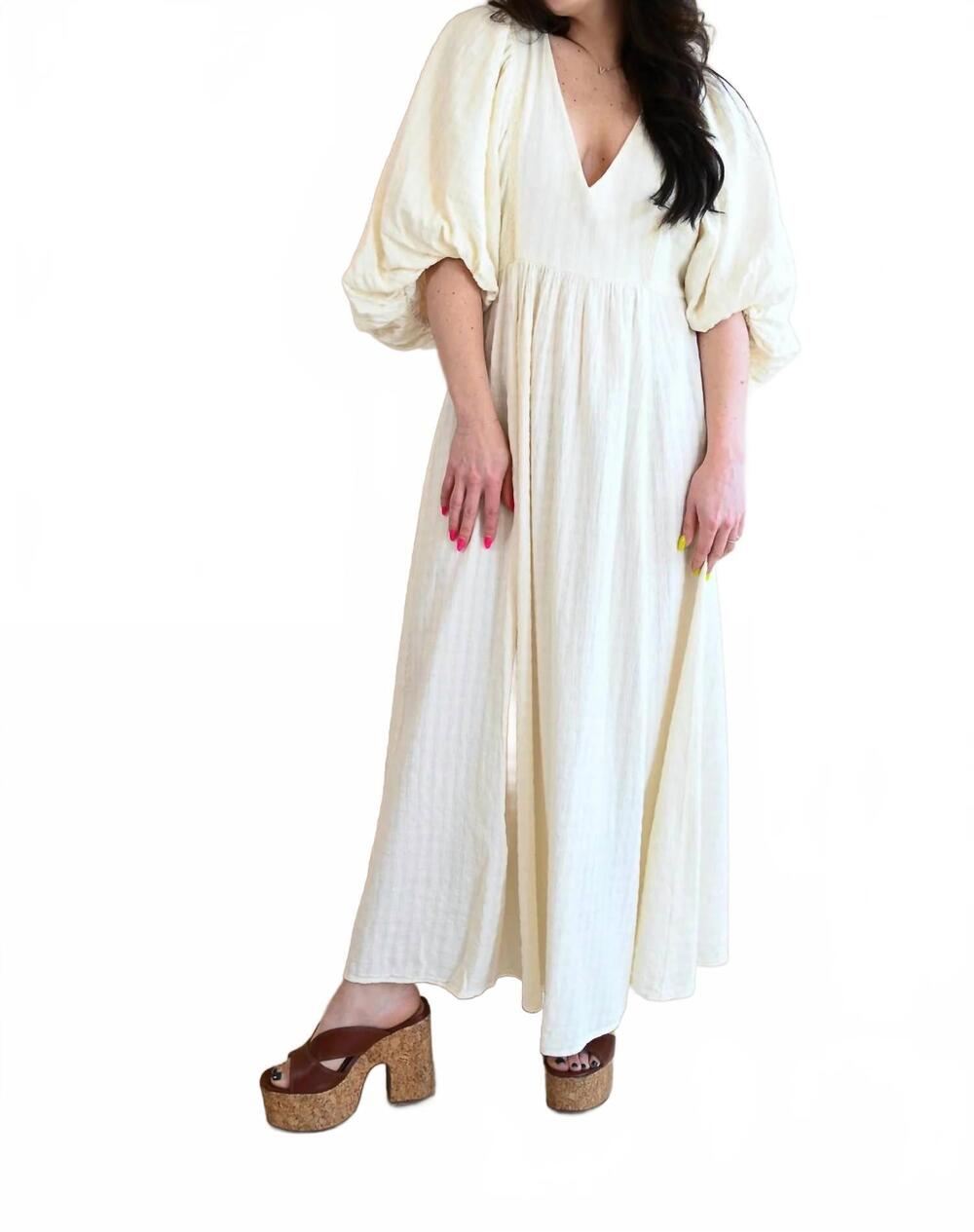 NEW FRNCH women's patterson lane butter dress in white